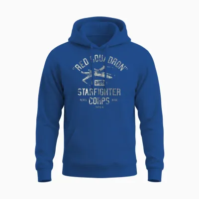 Star Wars Rebel X-Wing Starfighter Corps Collegiate Disney+ Unisex Hoodie - Royal