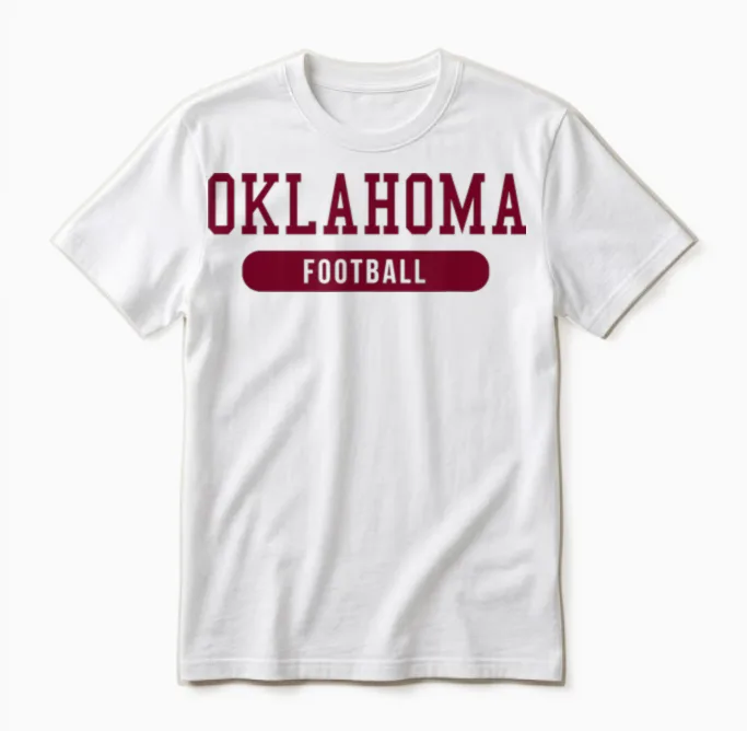 Oklahoma Football Unisex T-Shirt in White