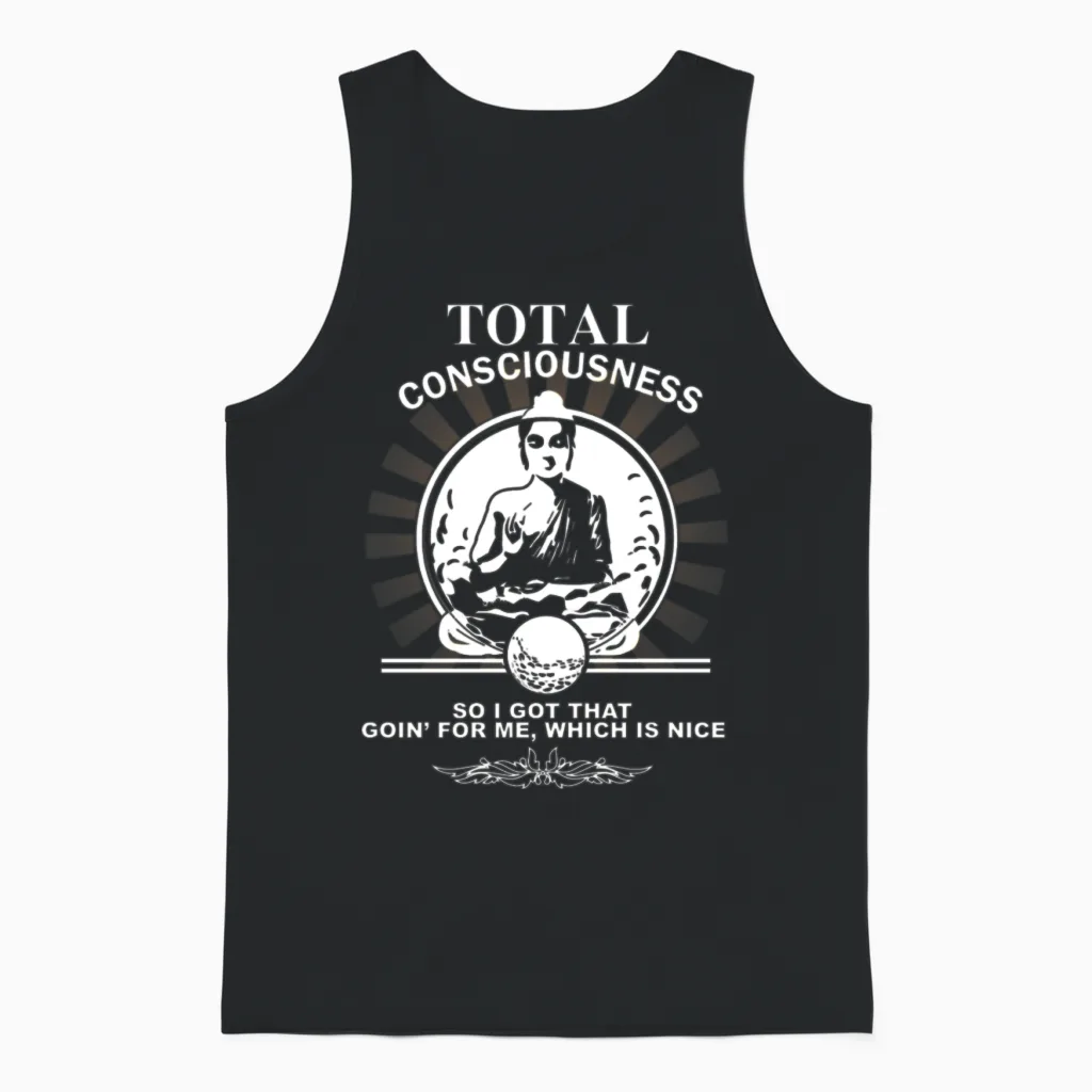 Caddyshack - That Goin' for Me, Which Is Nice Unisex Tank Top in Black