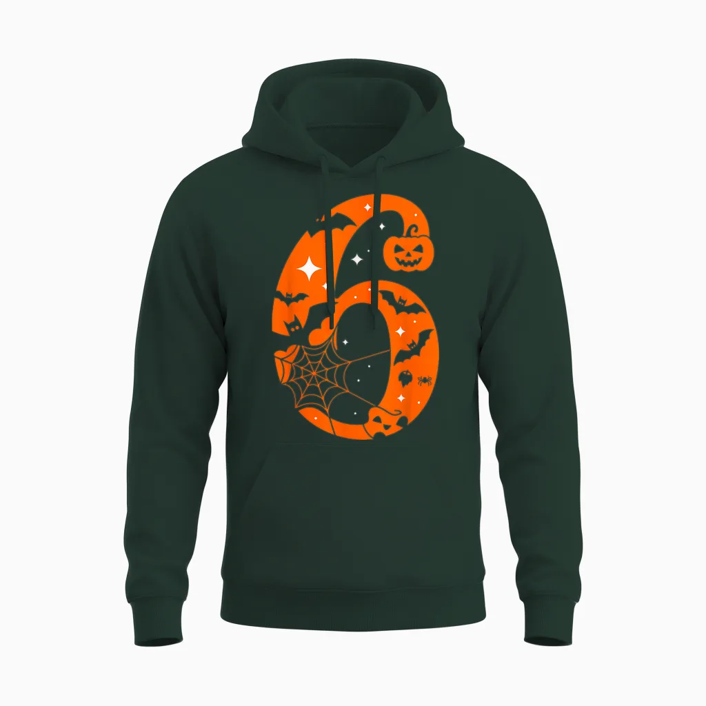 Couple Halloween Costume 6 7 Rizz Six Seven Meme Unisex Hoodie in Forest