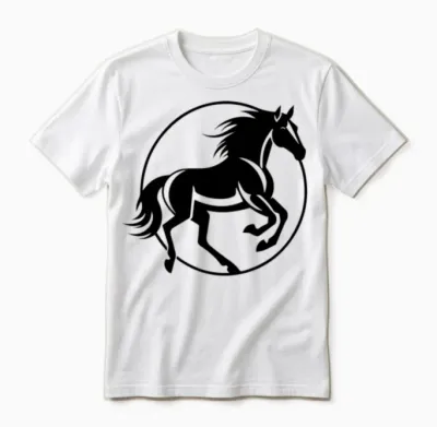 Horse Equine Pony Unisex T-Shirt - White
