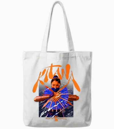 Mortal Kombat 2 Kitana Fans Tote Bags - White