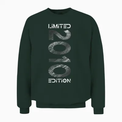 Limited Edition Jahrgang 2010 Junge Mädchen 16. Geburtstag Unisex Sweatshirt - Forest