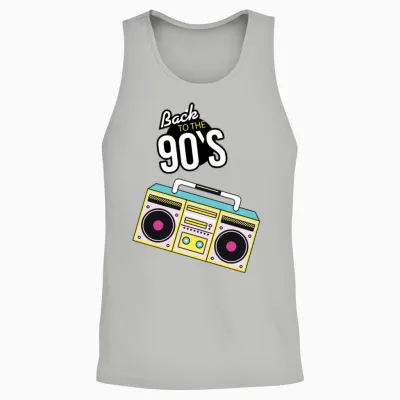 Retro Unisex Tank Top - Ash