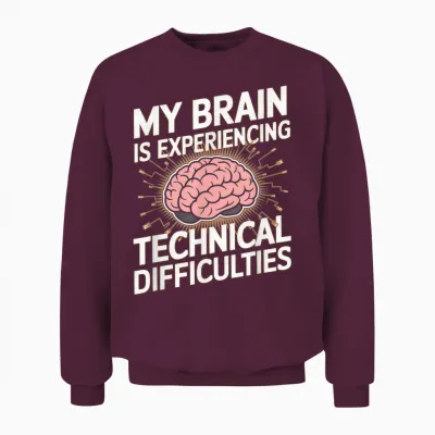 Drôle De Patient De La Maladie De Parkinson Unisex Sweatshirt - Maroon