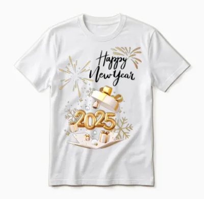 New Year Unisex T-Shirt - White