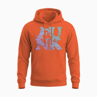 Funk Retro Unisex Hoodie - Orange