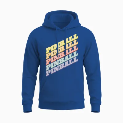Pinball Retro Unisex Hoodie - Royal