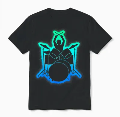 Drummer Children's / Boys' Drummer Unisex T-Shirt - Black