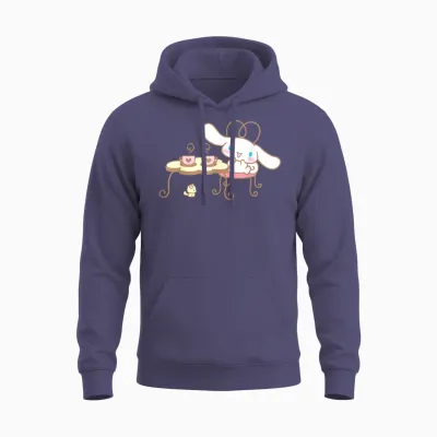 Cinnamoroll Cafe Unisex Hoodie - Heather Sport Dark Navy