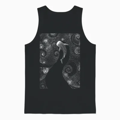Diving with Whale Sharks Whale Shark Unisex Tank Top - Black