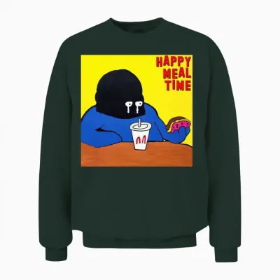 Happy Meal Time Album Cover Unisex Sweatshirt - Forest