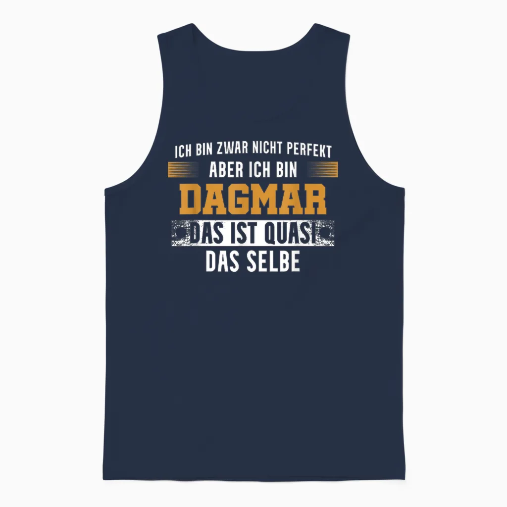 Name Dagmar Ich Bin Dagmar Unisex Tank Top in Navy