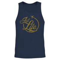 Jet Life Jetlife Unisex Tank Top - Navy – 2