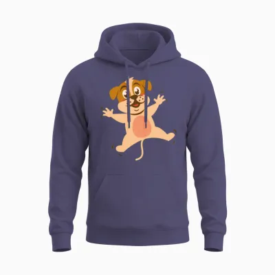 Funny Animal Unisex Hoodie - Heather Sport Dark Navy