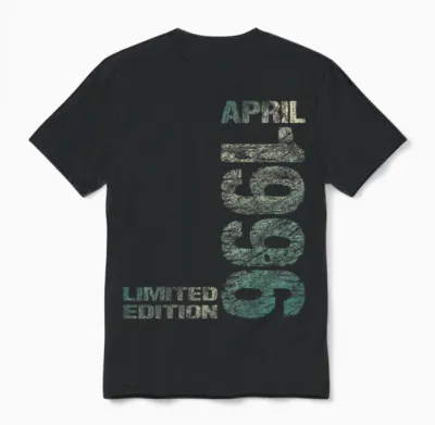April 1996 Mann Frau 30. Geburtstag Limited Edition 30 Unisex T-Shirt - Black