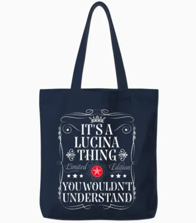 Le Nom De Lucina Est Un Nom De Lucina Que Vous Ne Comprendriez Pas Tote Bags - Navy
