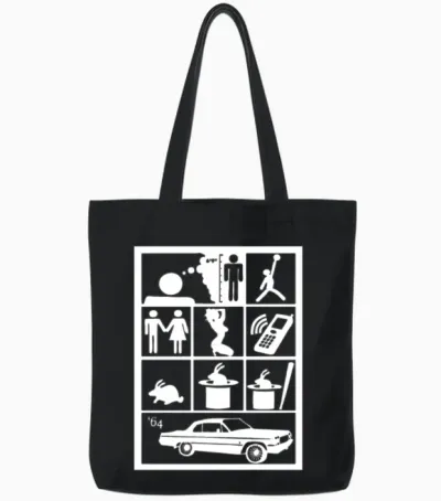 I Wish I Was Little Bit Taller Tote Bags - Black