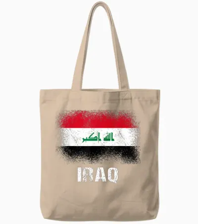 Irakische Flagge Irak Tote Bags - Natural