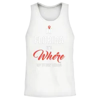 Florida It's Where My Story Began Funny Gift Unisex Tank Top - White – 2