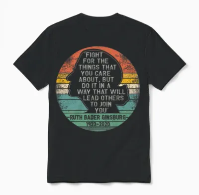 Notorious Rbg Fight for the Things You Care About Unisex T-Shirt - Black