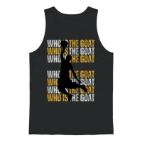 Who Is the Goat Basketball — Farm & Country Unisex Tank Top - Black – 1