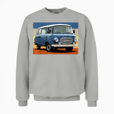 Barkas-B1000 Ostdeutschland Ddr Ossi Retro Unisex Sweatshirt - Ash