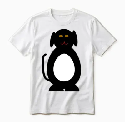 Bw Dog Unisex T-Shirt - White
