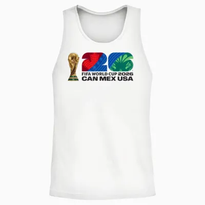 Fifa World Cup26 Fifa Host Country Trophy Color Unisex Tank Top - White