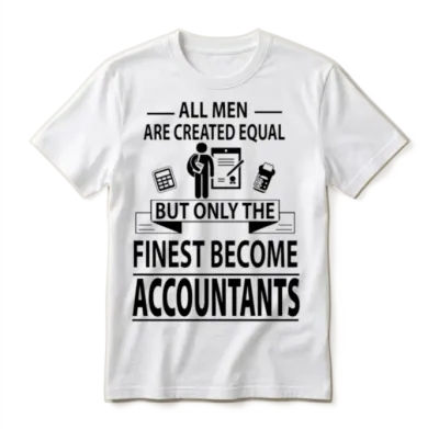 Accountant Unisex T-Shirt - White
