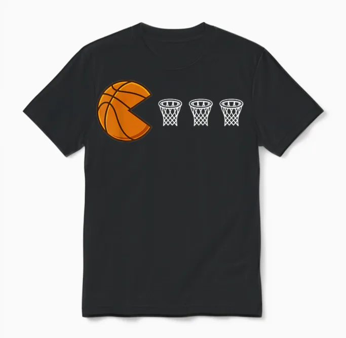 Basketball Hoops Basketball Player Unisex T-Shirt in Black