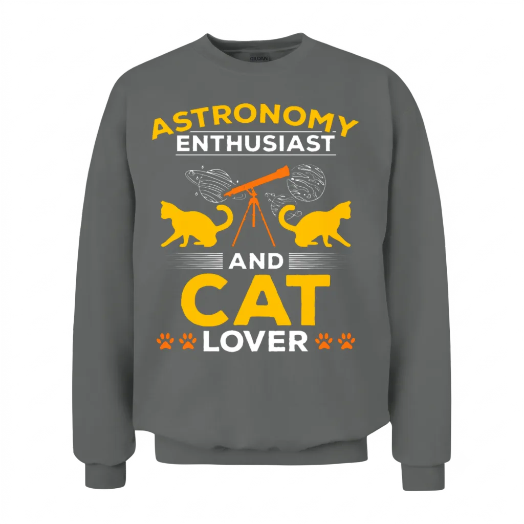Solar System Astronomy I Astronomy Enthusiast And Unisex Sweatshirt - Graphite Heather