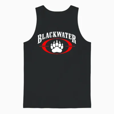 Blackwater Security Logo Unisex Tank Top - Black