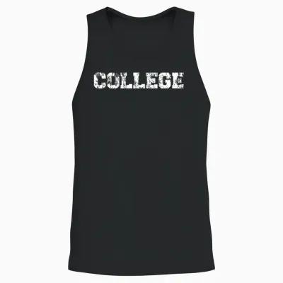 Animal House College Unisex Tank Top - Black