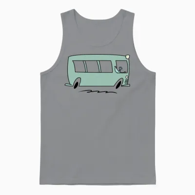 Pigeon Drive the Bus Unisex Tank Top - Sport Grey