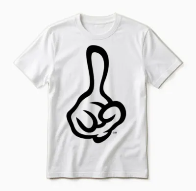 Raised Index Finger (right Hand / 1c) Unisex T-Shirt - White