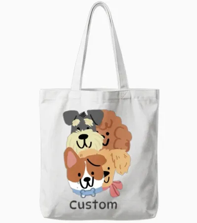 Custom Tote Bags - White