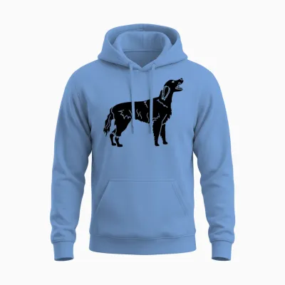 Setter Dog Unisex Hoodie - Carolina Blue