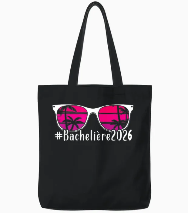 Bachelor 2026 Gift Success Bachelor Holiday Glasses Tote Bags in Black