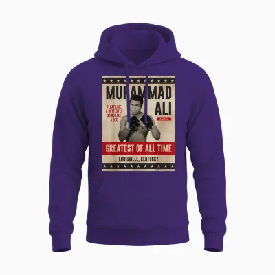 Muhammad Ali - Ali Unisex Hoodie - Purple