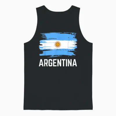 Argentina Argentinian Men Kids Women Argentinian Unisex Tank Top - Black