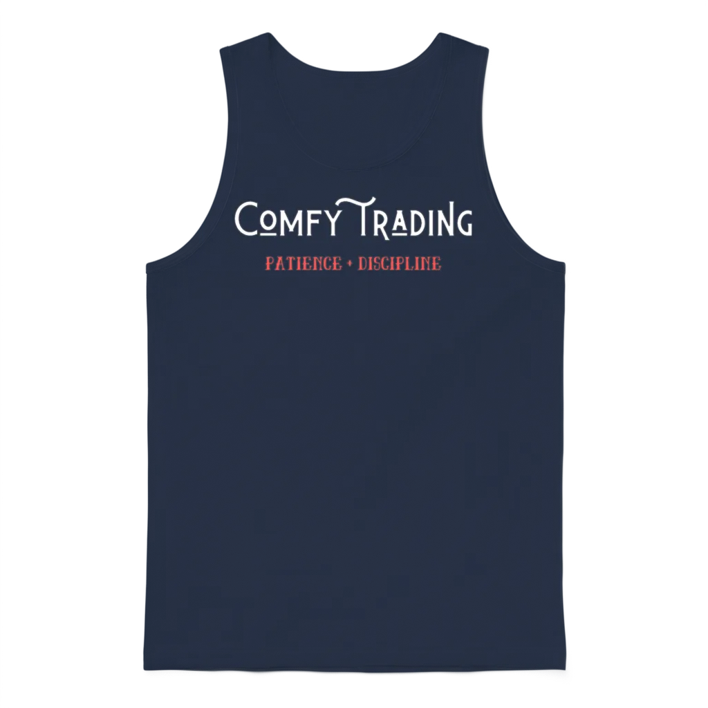 Comfy Trading Unisex Tank Top - Navy