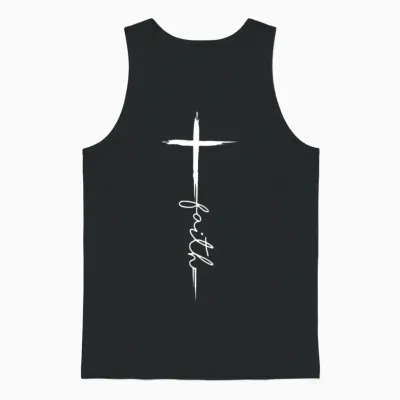 Faith Christian Jesus for Men Women Girls Kids Unisex Tank Top - Black