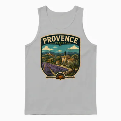 Provence France Voyage En Famille Vacances Provence Unisex Tank Top - Ash
