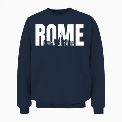 Rome Unisex Sweatshirt - Navy