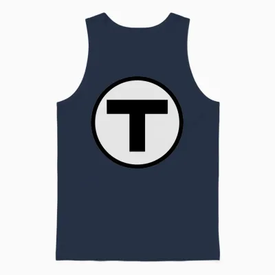 Mbta Unisex Tank Top - Navy