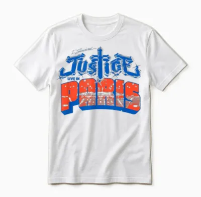 I Survived Justice Live in Paris Unisex T-Shirt - White