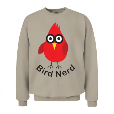 Bird Nerd Unisex Sweatshirt - Sand