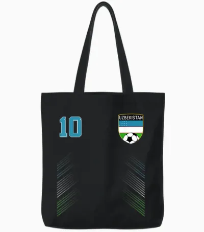 Usbekistan Pride Usbekistanische Flagge Liebhaber Tote Bags - Black