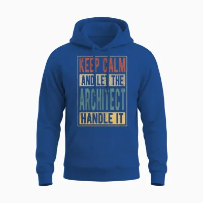 Architect Retro Gift Unisex Hoodie - Royal